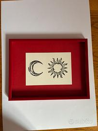 Stampa sole e luna