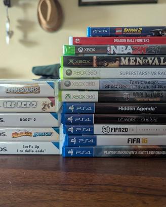 lotto videogiochi per carie console