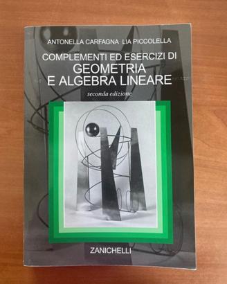Libro complementi ed esercizi di Geometria