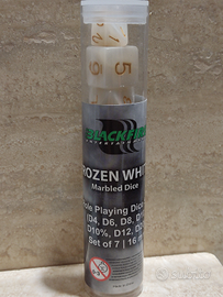 Dadi D&D 16mm Frozen White Dice Dungeons & Dragons