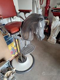 Sedia cavalluccio da barbiere  anni '50