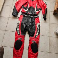 Tuta per moto in pelle Corner