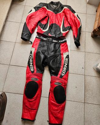 Tuta per moto in pelle Corner