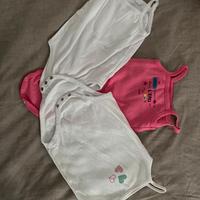 Set 3 body smanicati + 1 body ciniglia