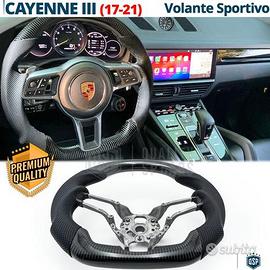 VOLANTE Sportivo per Porsche Cayenne 3 Base Piatta