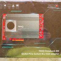 Scheda espansione per dischi nvme max 4x8TB