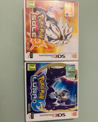 Pokemon Sole & Pokemon Luna x Nintendo 3ds