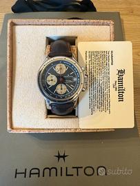 Crono swiss auto Hamilton Lemania 5100 full set