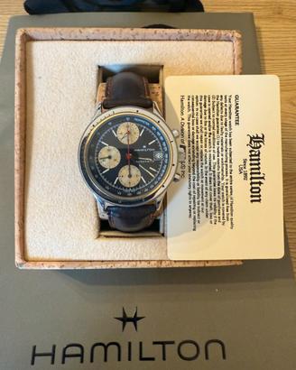Crono swiss auto Hamilton Lemania 5100 full set
