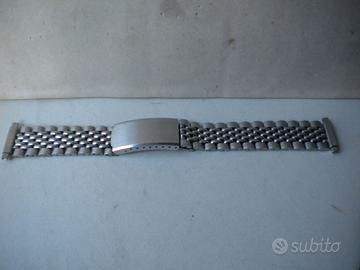Bracciale chicchi di riso anni 60 acciaio uomo
