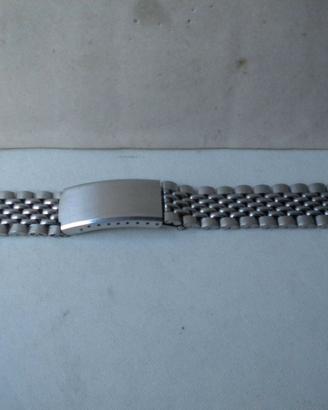 Bracciale chicchi di riso anni 60 acciaio uomo