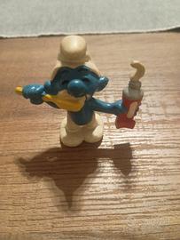 Puffo con spazzolino da denti 