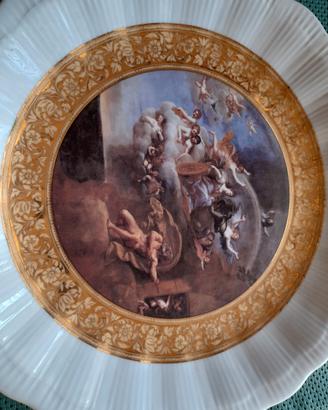 Vassoio in ceramica marcato "Limoges Francia"