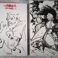 The moon is following us - Limited con sketch