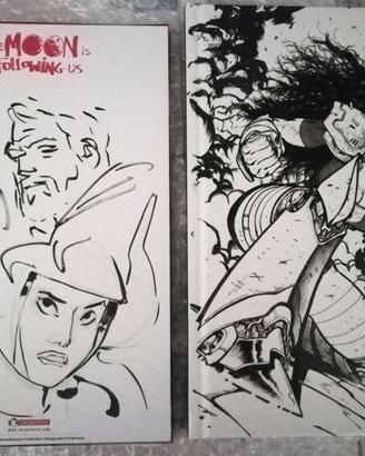 The moon is following us - Limited con sketch