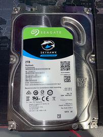 Hdd Seagate Skyhawk 2tb per videosorveglianza