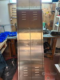Armadietto acciaio inox