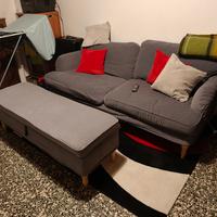 Divano e panca Stocksund Ikea + 2 set fodere 