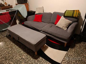 Divano e panca Stocksund Ikea + 2 set fodere 