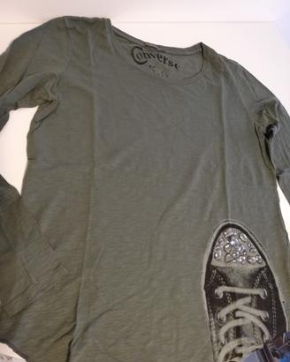Maglia donna converse in cotone