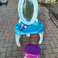 Tavolo trucchi frozen per bambina