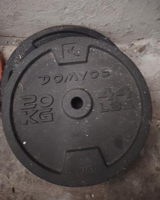 Kit manubri e pesi da palestra 