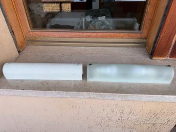 Applique da parete cilindrica in vetro N° 2.