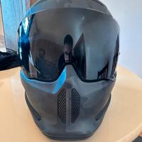 Casco Ruroc nero mimetico Taglia M + interfono