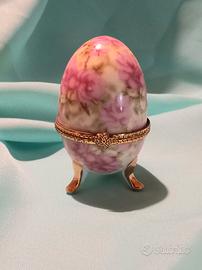 Uovo porcellana"ART GALLERY" Vintage
