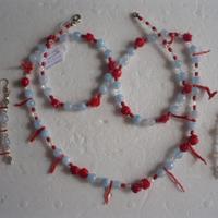 Collana Corallo rosso + orecchini
