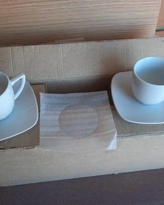 Set Tazzine da Caffè in Porcellana Elegance