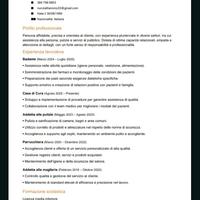Lavoro come OSS / come addetto pulizie etc