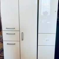 Armadietti da bagno bianco lucido