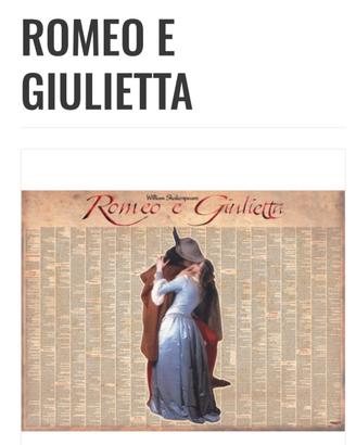 Stampa Romeo e Giulietta