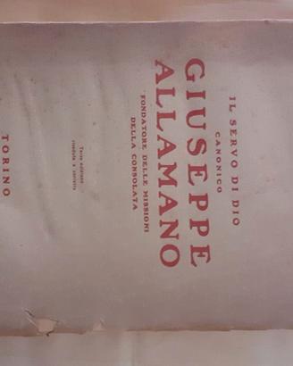 Libro sulla vita di Canonico Giiuseppe Allamano
