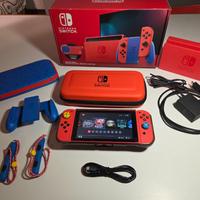 Nintendo Switch (v2) - Mario Red & Blue Edition