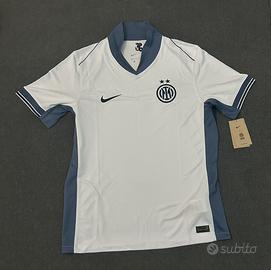 Maglia T-shirt Calcio Inter bianca blu nera Nike M