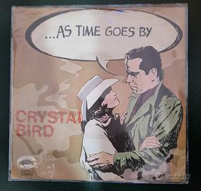 RARO Disco 45 giri Crystal Bird "As time goes by"