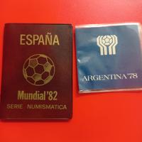 Monete Mondiali Calcio: Spagna '82 + Argentina '78