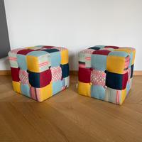 2 pouf Tomasucci patchwork