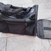 Borsa trasportino morbido gatto tessuto lavabile