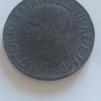 Moneta 1 lira Vittorio Emanuele 3°