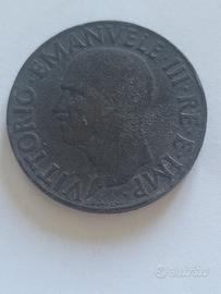Moneta 1 lira Vittorio Emanuele 3°