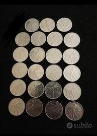Monete Lire 50 italiane 