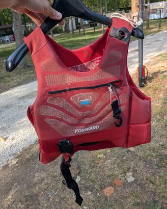Giubbotto salvataggio rosso Wip Forward taglia M