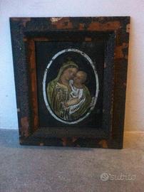 QUADRO DELLA MADONNA E GESU BAMBINO