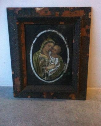 QUADRO DELLA MADONNA E GESU BAMBINO