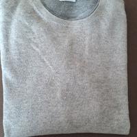 maglione Girocollo grigio