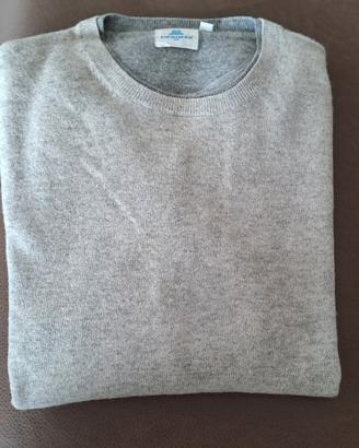 maglione Girocollo grigio