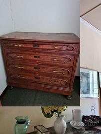 Comò Fine Ottocento Legno Massiccio